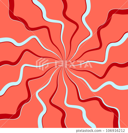 Abstract psychedelic groovy background. Vector. 106916212