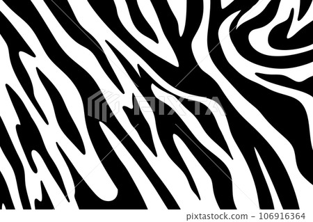 Seamless black and yellow zebra fur pattern. Stylish wild zebra print. Animal print background for fabric, textile, design, advertising banner. Seamless black and yellow zebra fur pattern. Stylish wild zebra print. Animal print background for fabric, textile, design, advertising banner. 106916364