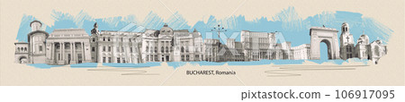 Contemporary design or art collage about Paris. Fashion vintage style. Travel and Vacation concept Contemporary design or art collage about Paris. Fashion vintage style. Travel and Vacation concept 106917095