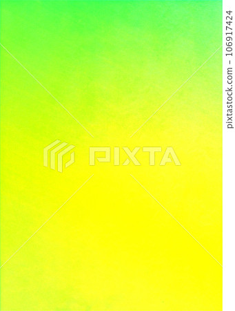Green, yellow gradient background. Vertical backdrop with copy space, Suitable for social media promotions, events, banners, posters, anniversary, party, and online web Ads 106917424