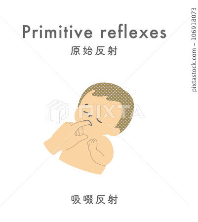 插圖素材：原始反射吸吮反射 106918073