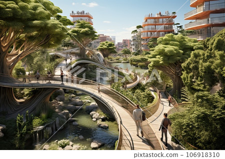 Sustanable urban design project, green architecture Sustanable urban design project, green architecture 106918310