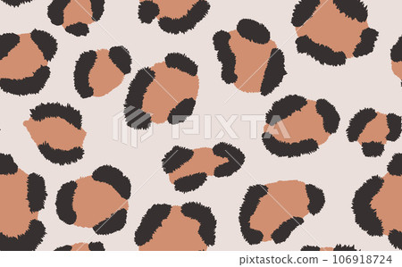 Abstract modern leopard seamless pattern. Animals trendy background. Color decorative vector stock illustration for print, card, postcard, fabric, textile. Modern ornament of stylized skin Abstract modern leopard seamless pattern. Animals trendy background. Color decorative vector stock illustration for print, card, postcard, fabric, textile. Modern ornament of stylized skin 106918724