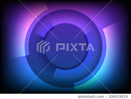 Hi-tech abstract futuristic background with circles 106919854