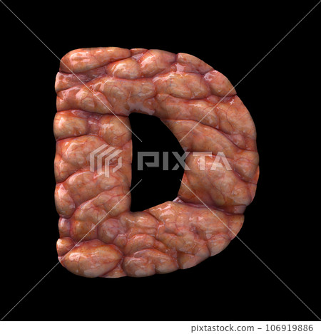 Halloween letter D - Capital 3d bloody font - suitable for Halloween, horror or death related subjects Halloween letter D - Capital 3d bloody font - suitable for Halloween, horror or death related subjects 106919886
