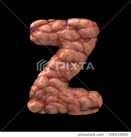 Halloween letter Z - Upper-case 3d bloody font - suitable for Halloween, horror or death related subjects Halloween letter Z - Upper-case 3d bloody font - suitable for Halloween, horror or death related subjects 106919900