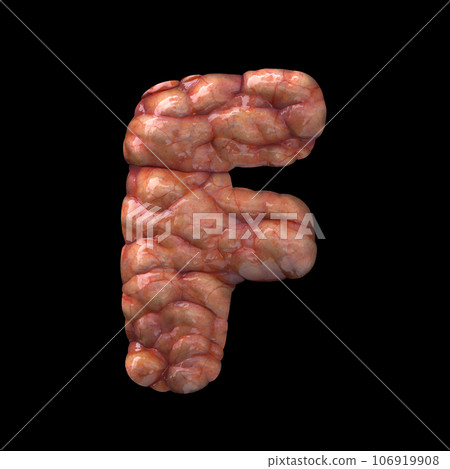 Halloween letter F - Upper-case 3d bloody font - suitable for Halloween, horror or death related subjects Halloween letter F - Upper-case 3d bloody font - suitable for Halloween, horror or death related subjects 106919908