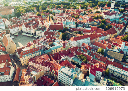 Aerial View of Tallinn 106919973
