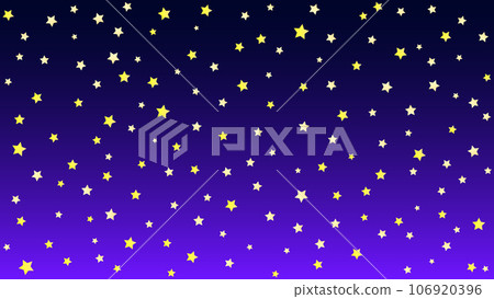 Starry sky illustration background with fewer stars 106920396