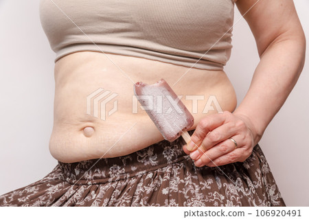 【家庭主婦採摘肚皮冰淇淋】 106920491
