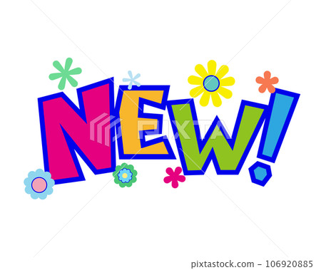 Colorful word NEW 106920885