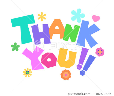 Colorful Words・Thank You 106920886