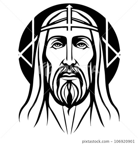 Excellent and lovely Jesus Christ vector art 106920901