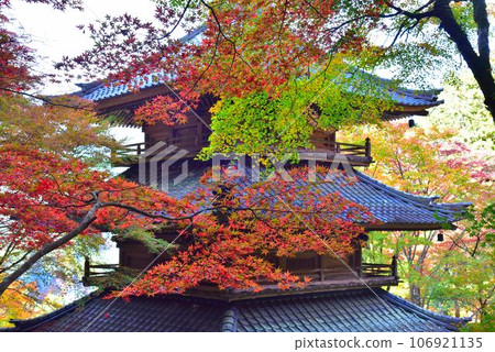 丹波最著名的寺廟之一高源寺的秋葉 丹波最著名的寺廟之一高源寺的秋葉 106921135