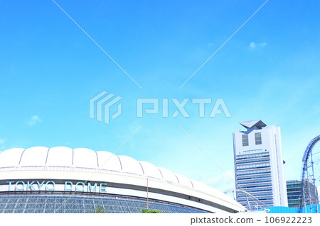 東京、東京巨蛋和文京區政府的風景 東京、東京巨蛋和文京區政府的風景 106922223