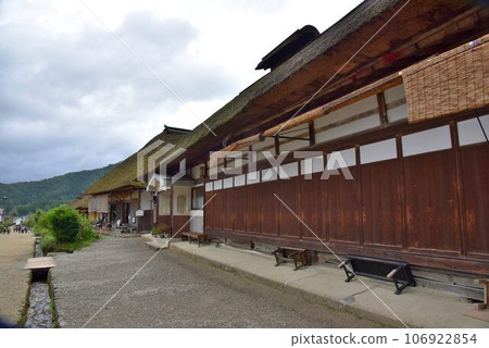 大內宿保留著江戶時代的街景 大內宿保留著江戶時代的街景 106922854
