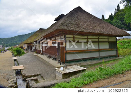 大內宿保留著江戶時代的街景 大內宿保留著江戶時代的街景 106922855