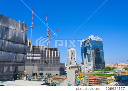 [Osaka Prefecture] September: Underground construction for “Umekita Phase 2” in front of Osaka Station 106924157