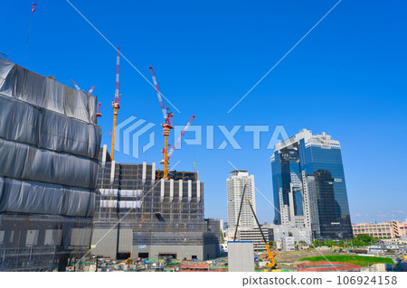 [Osaka Prefecture] September: Underground construction for “Umekita Phase 2” in front of Osaka Station 106924158