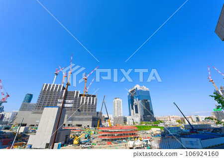 [Osaka Prefecture] September: Underground construction for “Umekita Phase 2” in front of Osaka Station 106924160