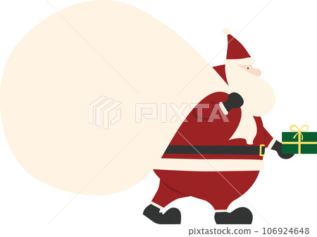 Fat Santa Claus with lots of presents Fat Santa Claus with lots of presents 106924648
