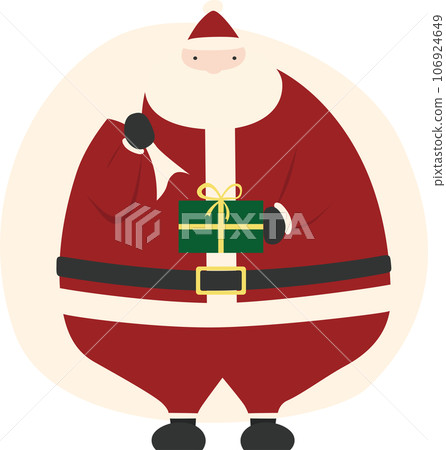 Fat Santa Claus with lots of presents Fat Santa Claus with lots of presents 106924649