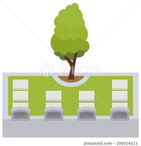 Tree funeral illustration material vector Tree funeral illustration material vector 106924815