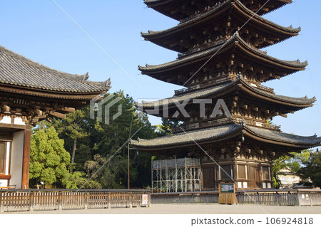 Kofuku-ji Five-storied Pagoda and Toganeko Kofuku-ji Five-storied Pagoda and Toganeko 106924818