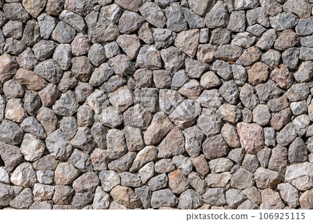 Antique stonewall texture material construction for background. 106925115