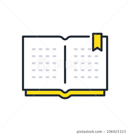 Bookmark simple vector icon illustration material 106925323