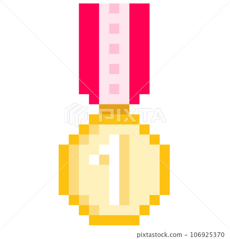 1st Medal pixelated v302 1st Medal pixelated v302 106925370