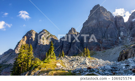 Rocky Mountain Landscape in Canadian Nature. British Columbia, Canada Rocky Mountain Landscape in Canadian Nature. British Columbia, Canada 106925574