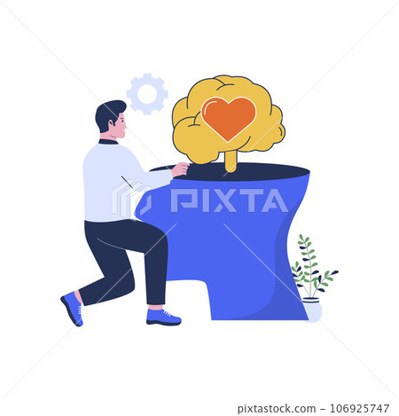 Vector of emotional intelligence illustration. Self development soft skills. Flat design illustration Vector of emotional intelligence illustration. Self development soft skills. Flat design illustration 106925747