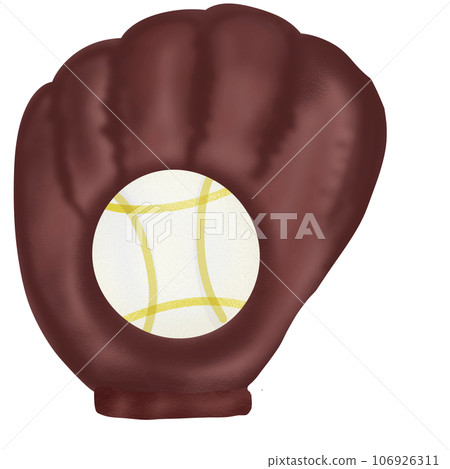 Glove_baseball_red 106926311