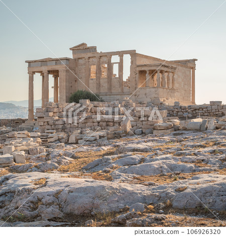 Erechtheion temple in Acropolis of Athens in Greece 106926320