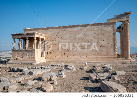 Erechtheion temple in Acropolis of Athens in Greece 106926321