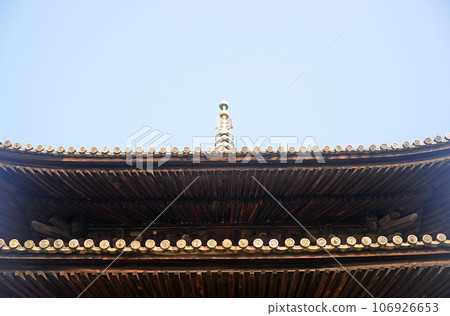 尾道天寧寺海雲堂的圓形瓷磚和sori 尾道天寧寺海雲堂的圓形瓷磚和sori 106926653