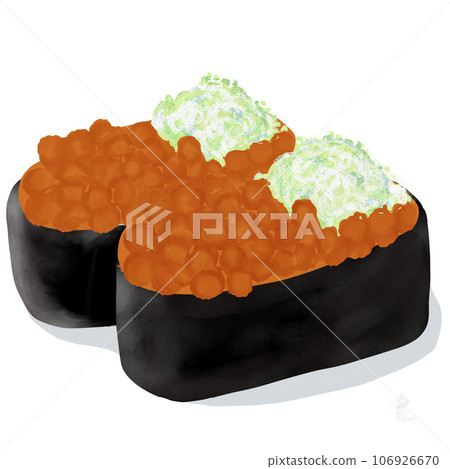 Sushi eggs shrimp so tasty Sushi eggs shrimp so tasty 106926670