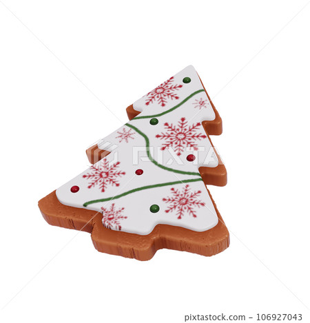 Christmas decoration 3d illustration Christmas decoration 3d illustration 106927043