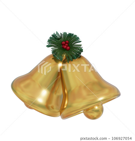 Christmas decoration 3d illustration Christmas decoration 3d illustration 106927054