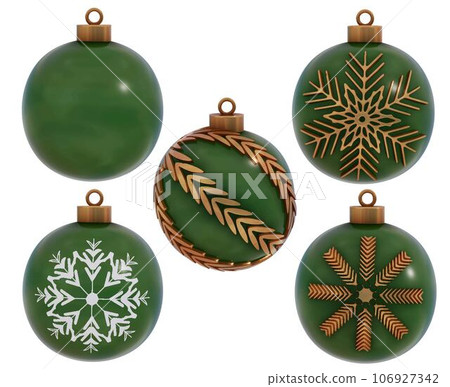 Christmas 3d vector set Christmas 3d vector set 106927342
