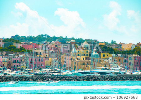Marina Grande, the main port of the enchanting island of Procida, Marina Grande, the main port of the enchanting island of Procida, 106927668
