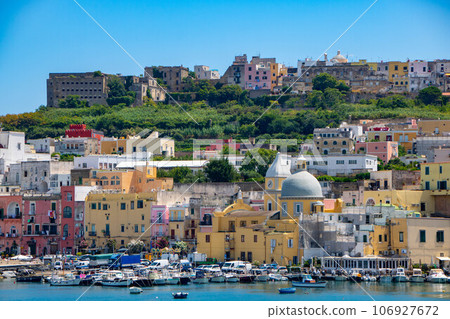 Marina Grande, the main port of the enchanting island of Procida, Marina Grande, the main port of the enchanting island of Procida, 106927672