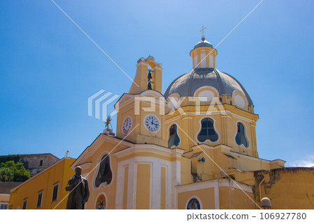 beautiful panorama of Procida island 106927780