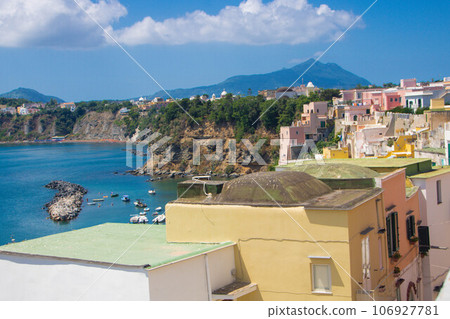 beautiful panorama of Procida island beautiful panorama of Procida island 106927781