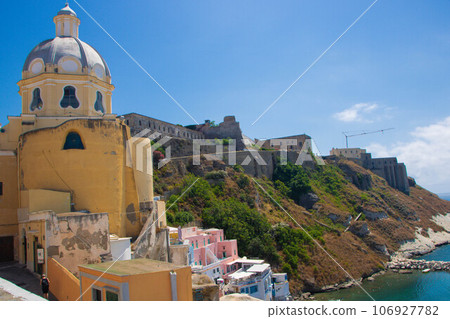 beautiful panorama of Procida island beautiful panorama of Procida island 106927782