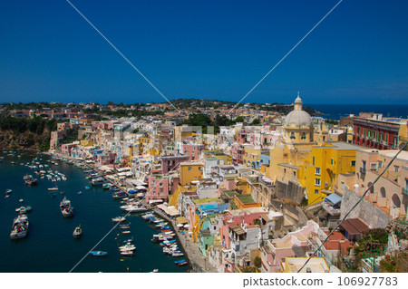 beautiful panorama of Procida island beautiful panorama of Procida island 106927783