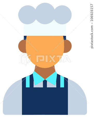 male chef character in uniform male chef character in uniform 106928157