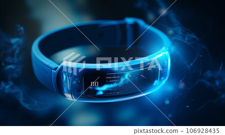 Smart Health Monitoring A wearable health device tracking vital signs, emphasizing the role of technology in personal health monitoring. Smart Health Monitoring A wearable health device tracking vital signs, emphasizing the role of technology in personal health monitoring. 106928435