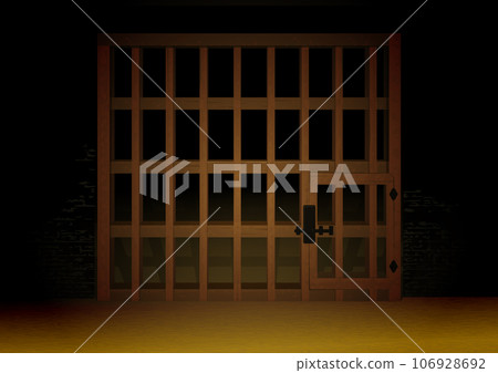 Illustration of a prison cell 106928692
